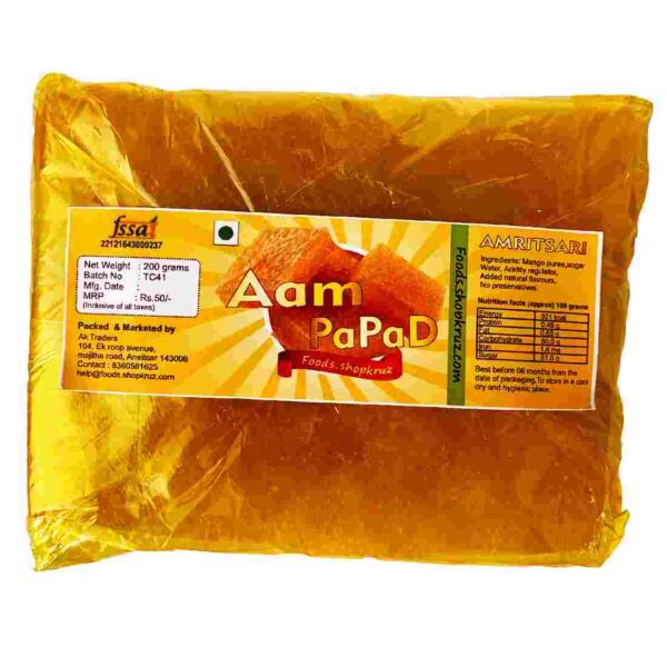 Combo Pack of Khatta aam papad & Meetha Aam Papad 400 grams - Image 2