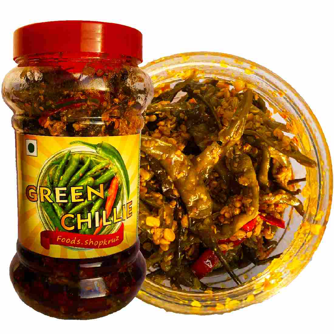Green Chilli Pickle Hari mirch ka achar