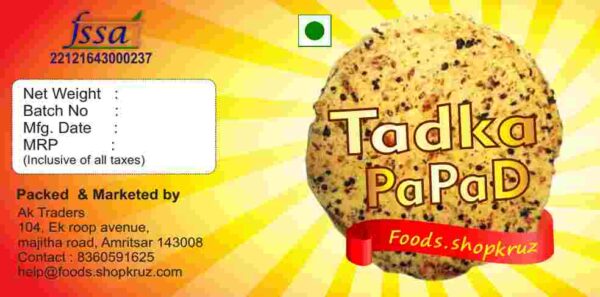 Punjabi Tadka Masala Papad - Image 3