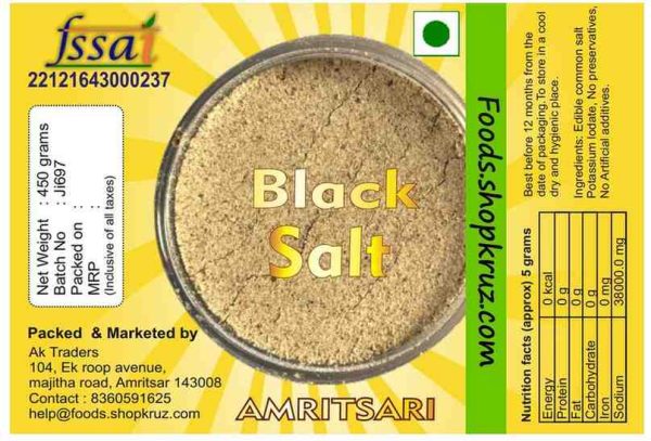 Black Salt Powder/Kala Namak - Image 3