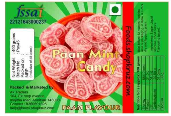 Paan Candy Mint Paan Toffee 400g Jar Pack Mukhwas, Mouth freshner - Image 2