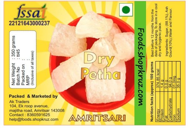 Punjabi Petha 350g | Classic Petha | Soft and Juicy Indian Sweet | Sweets Gift Box | Delicious Indian Mithai! - Image 4