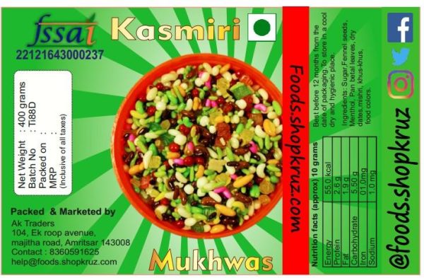 Kashmiri Mukhwas 400 Grams Mouth Freshner - Image 2
