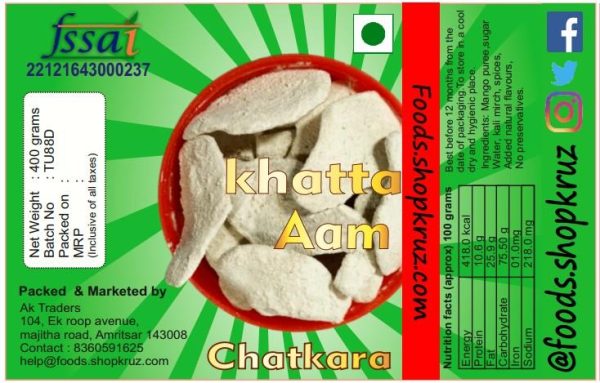 chatpata Chatkori Aam papad tangy sour taste - Image 2