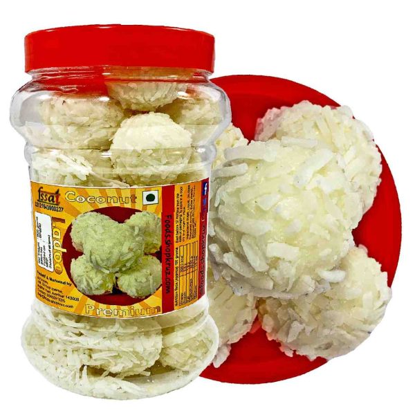 Coconut Ladoo, Coconut Kaju Peda, Sweet Coconut peda