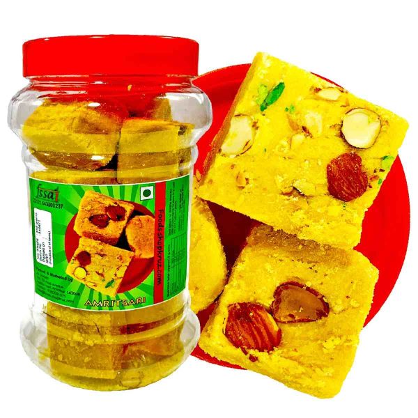 Luxury Badam Patisa 450 gm | Indian Sweet | Mithai | Dessert | Sweet Gift