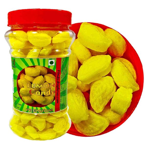 Lemon flavour Nimbu Sugar candy pack 370gm