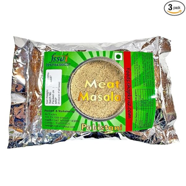 pakistani Meat Masala Powder 100g pack of 3