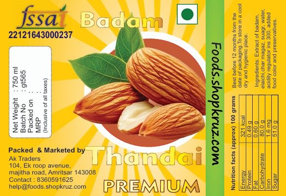 Premium Badam Thandai Sharbat - Image 3