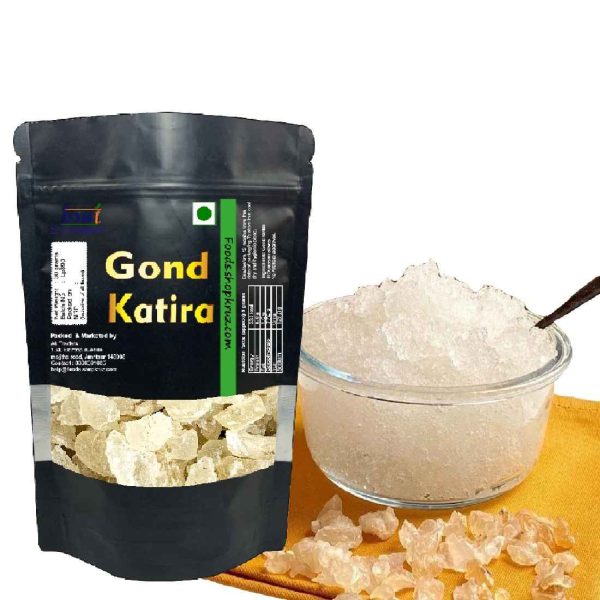 Gond Katira Edible Gum, Tragacanth Gum, Badam Pisin Nigerin talu size