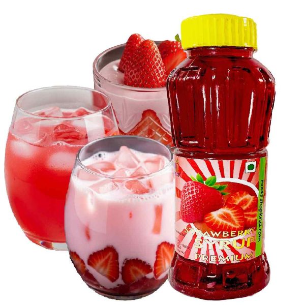 Strawberry Sharbat Syrup Refreshing Summer Drink - Image 2
