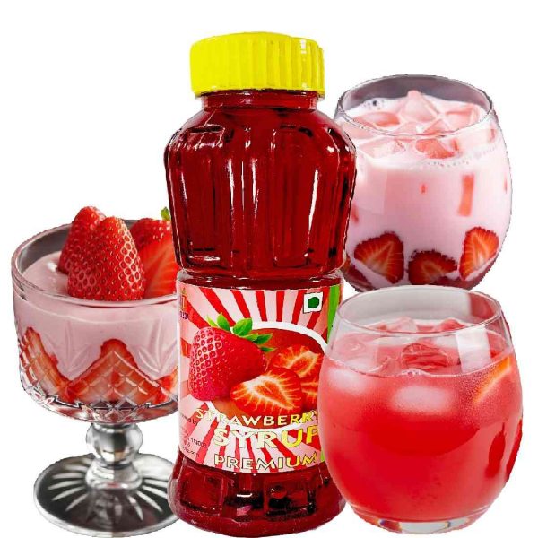 Strawberry Sharbat Syrup Refreshing Summer Drink