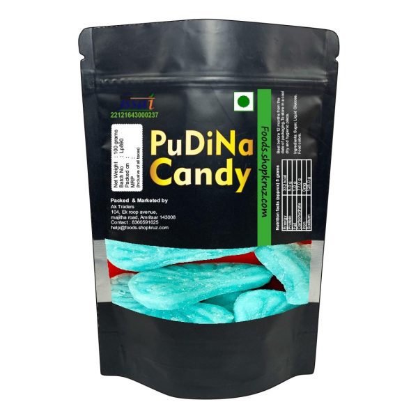 Pudina flavour Sugar candy 100gm Mint flavour