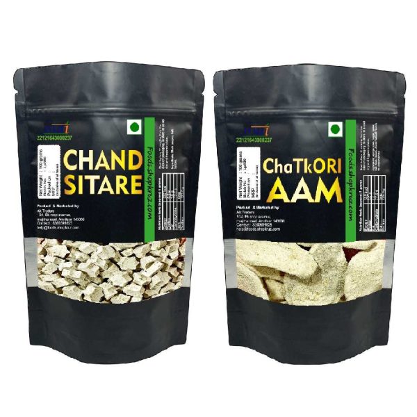Chand sitare and Khatori aam papad 100 grams each Chand Sitare Candy Moon Star Candy Chatpata Khatori Aam Papad