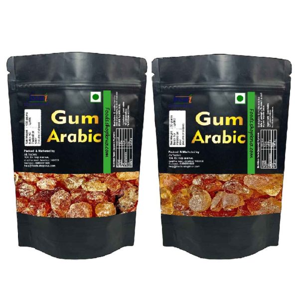 Combo Gum arabic 100 grams each pack of 2 Acacia Gum Edible Gum Arabic Natural Gum Arabic