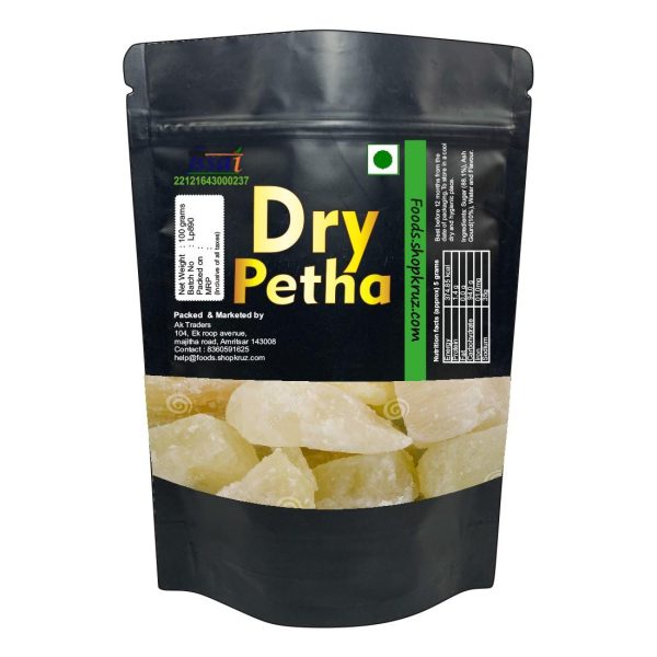 Dry Agra Petha 150gm, Soft and Juicy Indian Mithai | White Ash Gourd Petha Sweets
