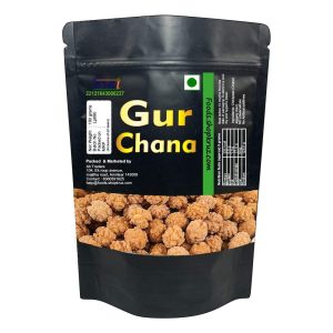 Gur Chana 100 gm | Jaggery Coated gud | Roasted Chickpeas with Natural Jaggery | Delicious and Healthy Gur | Perfect for Snack Anytime