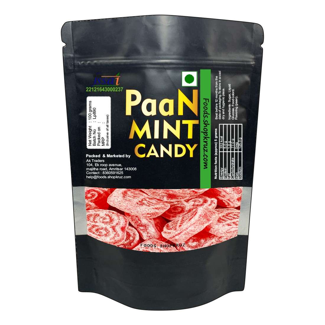 Paan Candy Mint Paan Toffee 100gMukhwas, Mouth freshner