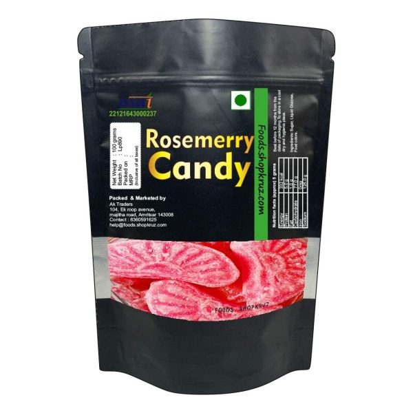 Rosemerry Sugar candy pack 100gm rose flavour