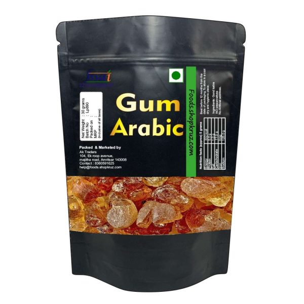 Foods.shopkruz Acacia Edible Gum,10-12 mm arabic gum, Babool Gond for Ladoo