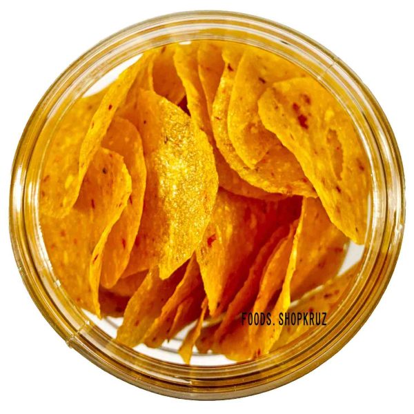 Garlic Sabudana Papad 100 Gm, Upwas Sabudana Papad For Fasting Fryums Ready to Fry Papad - Image 2